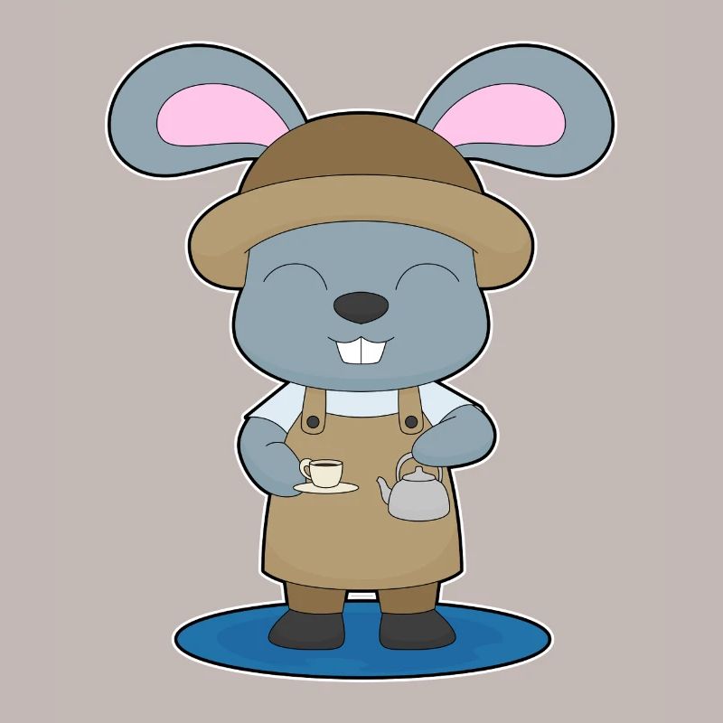 Bunny Coffee Coffee Pot