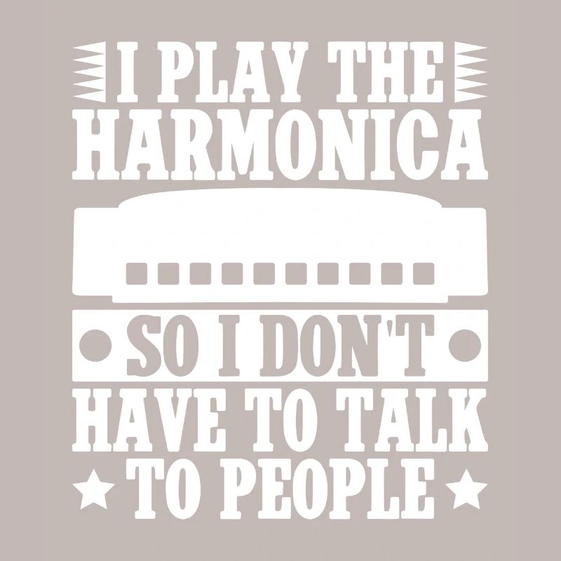 Musicien d’harmonica que je joue Ne parle pas harmonica