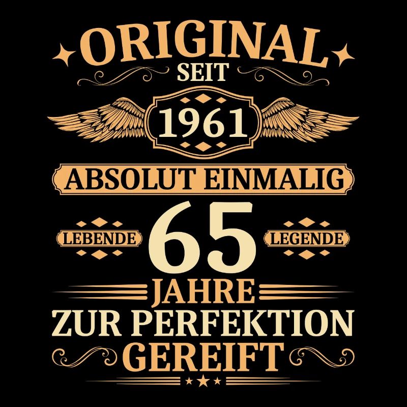 Original seit 1961 - Einmalig 65. Geburtstag