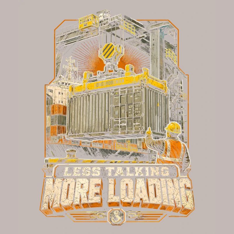 Dock Workers Less Talking More Loading