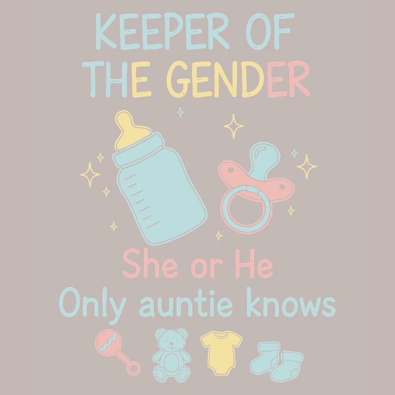 Gender Reveal Hüter des Geschlechts, das sie oder er