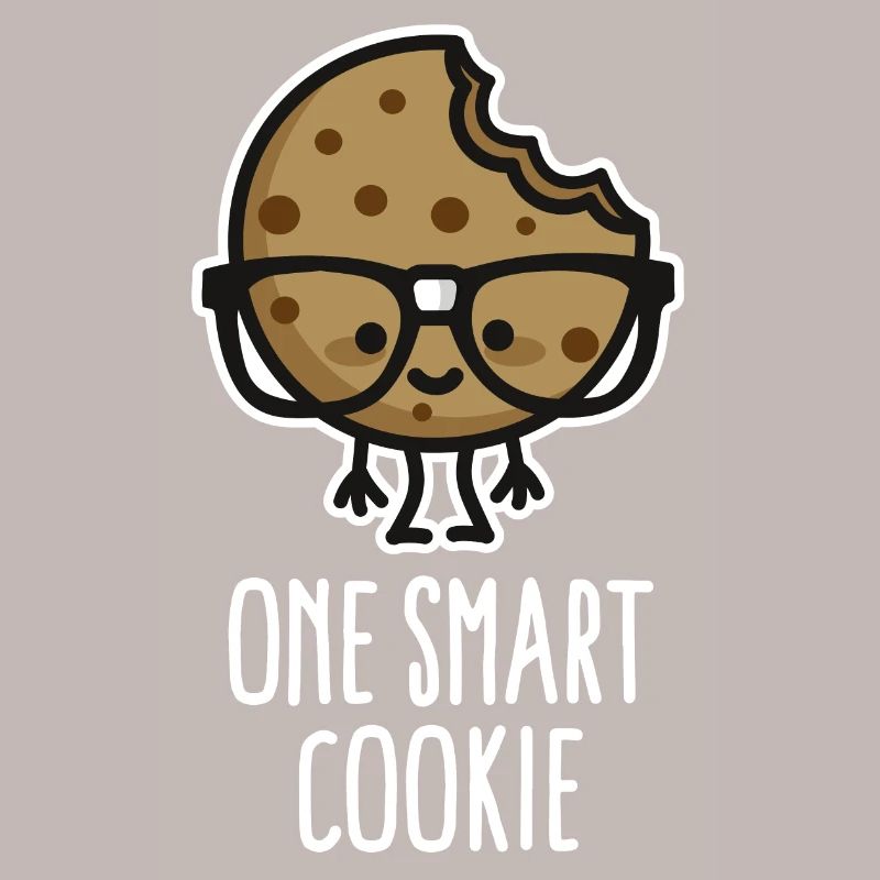 One smart cookie cute nerd geek student school fun