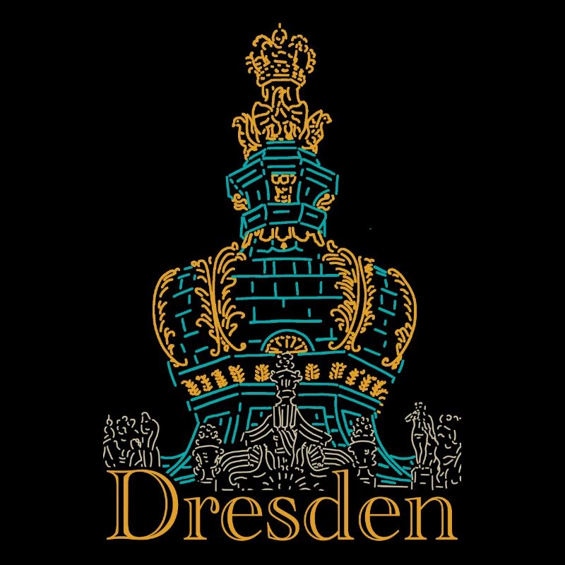 Dresde Dessin Zwinger, Dessin à la main