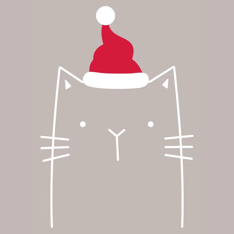 Chat de noël chat de noël drôle drôle