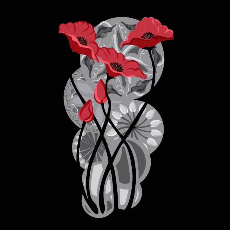 Papillon Coquelicot Tattoo
