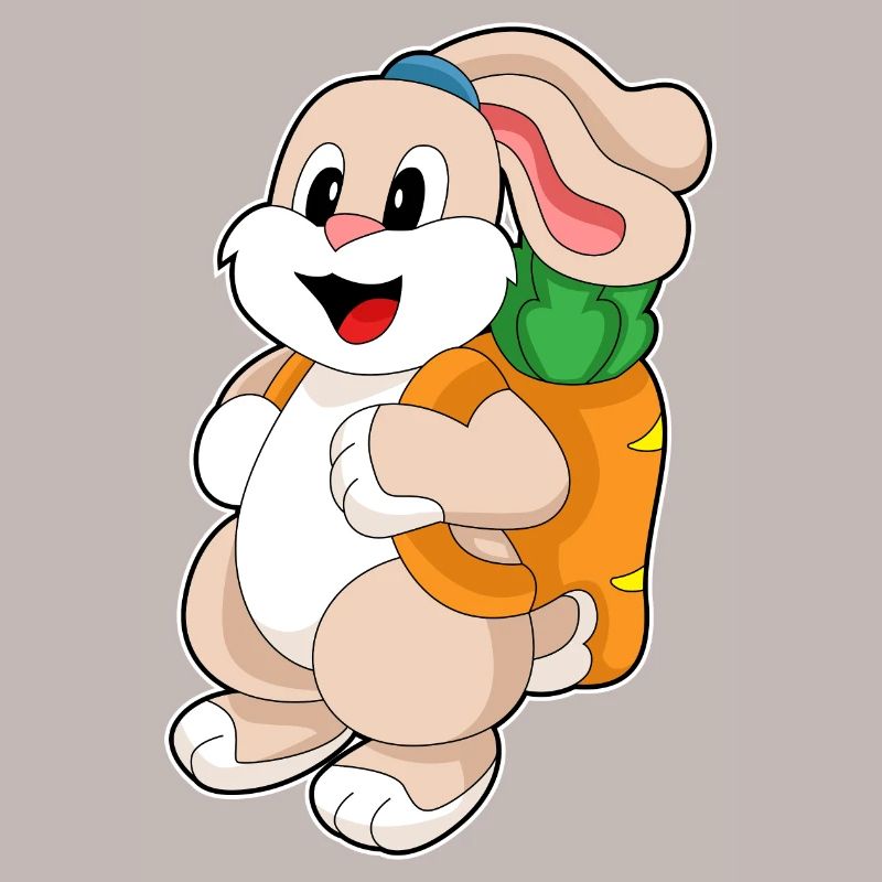 Bunny Student Backpack School