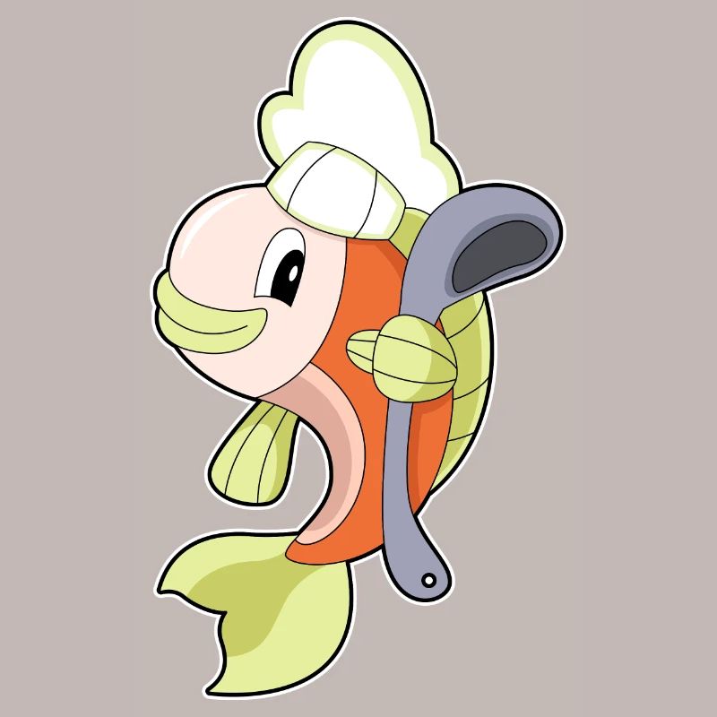 Cuillère de cuisson du poisson