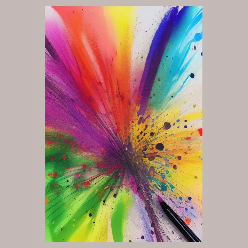 Éclaboussures de couleur
