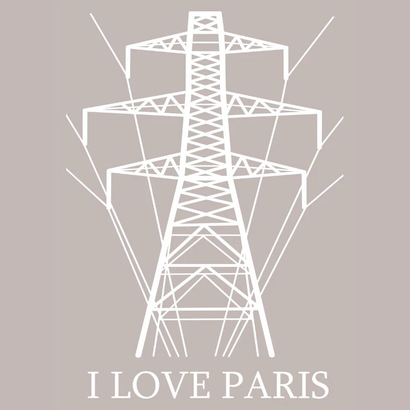 Ironic I love Paris Eiffel Tower as a power pole