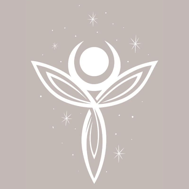 Déesse Lune Déesse Trinity Triquetra