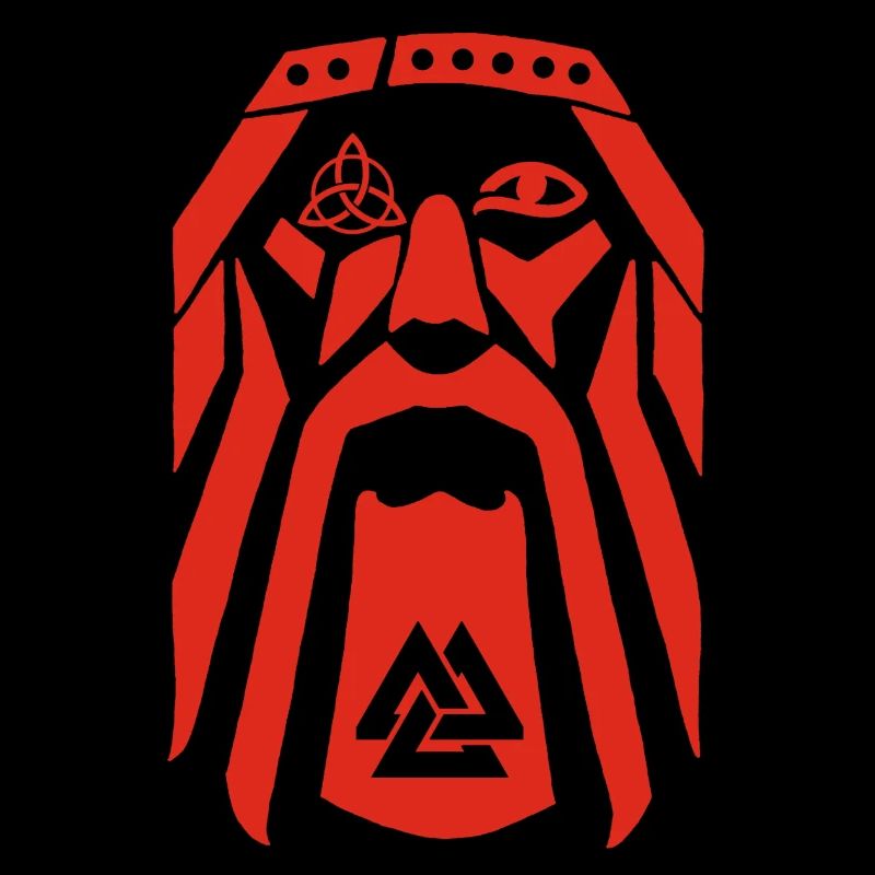 Wikingerkrieger (rot)