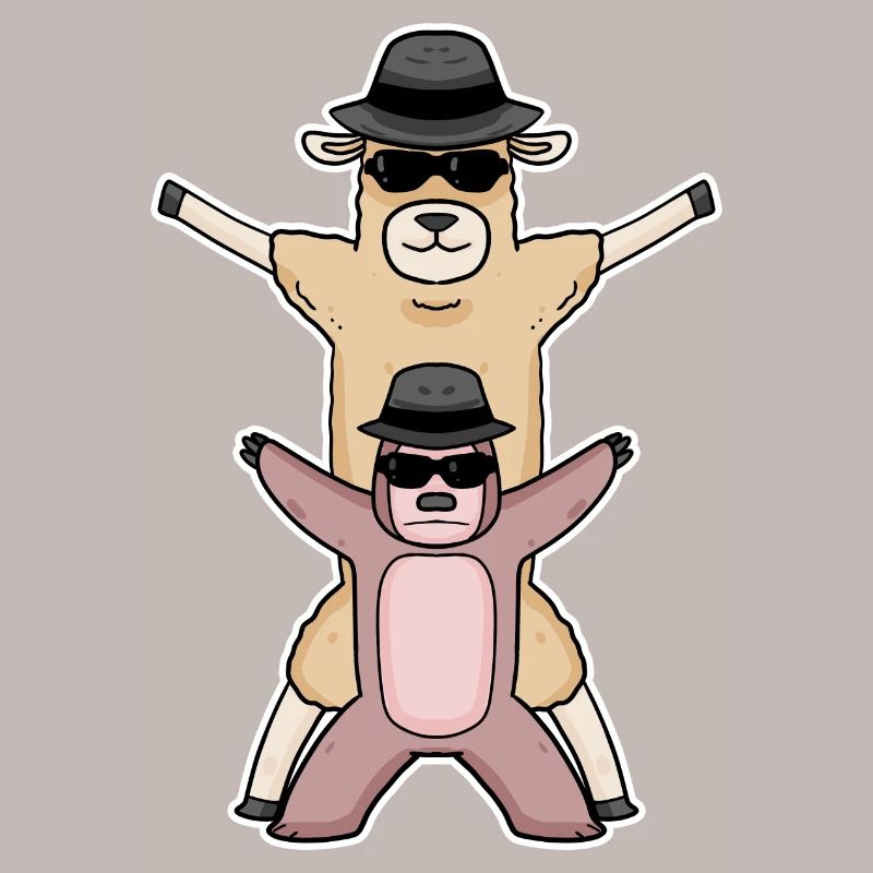 Sloth Alpaca Hug Hugging Hugs