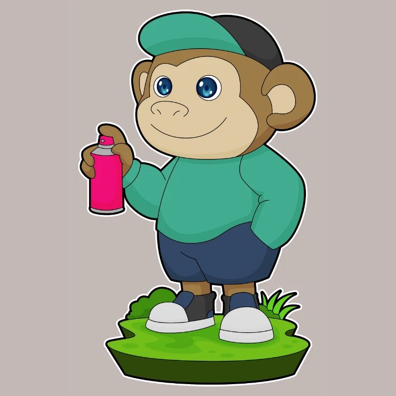Monkey Sprayer Spray Can