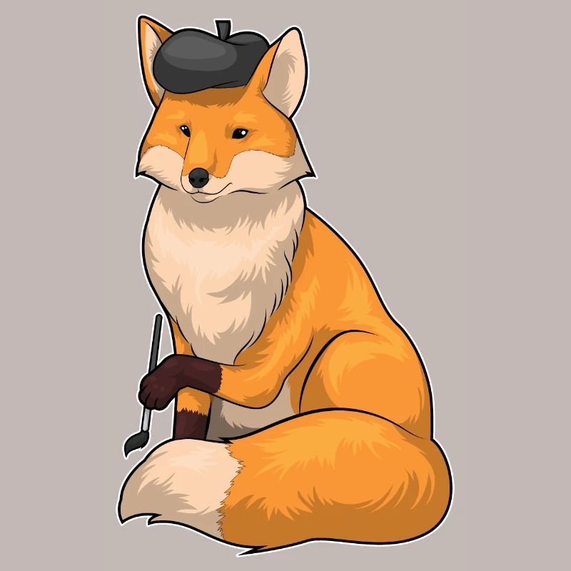 Fox Painter Brush Paint