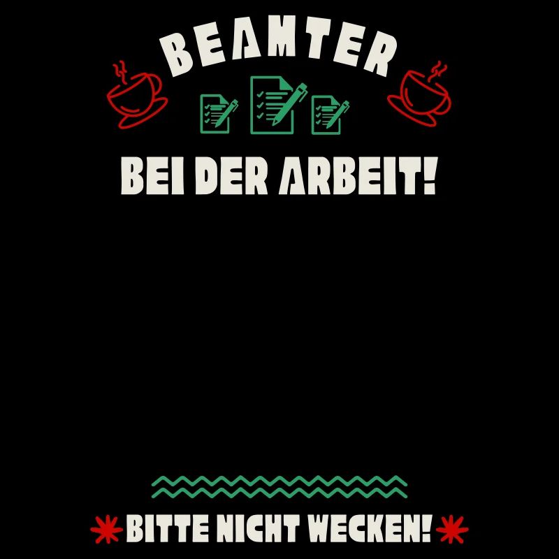 Schlafender Beamter