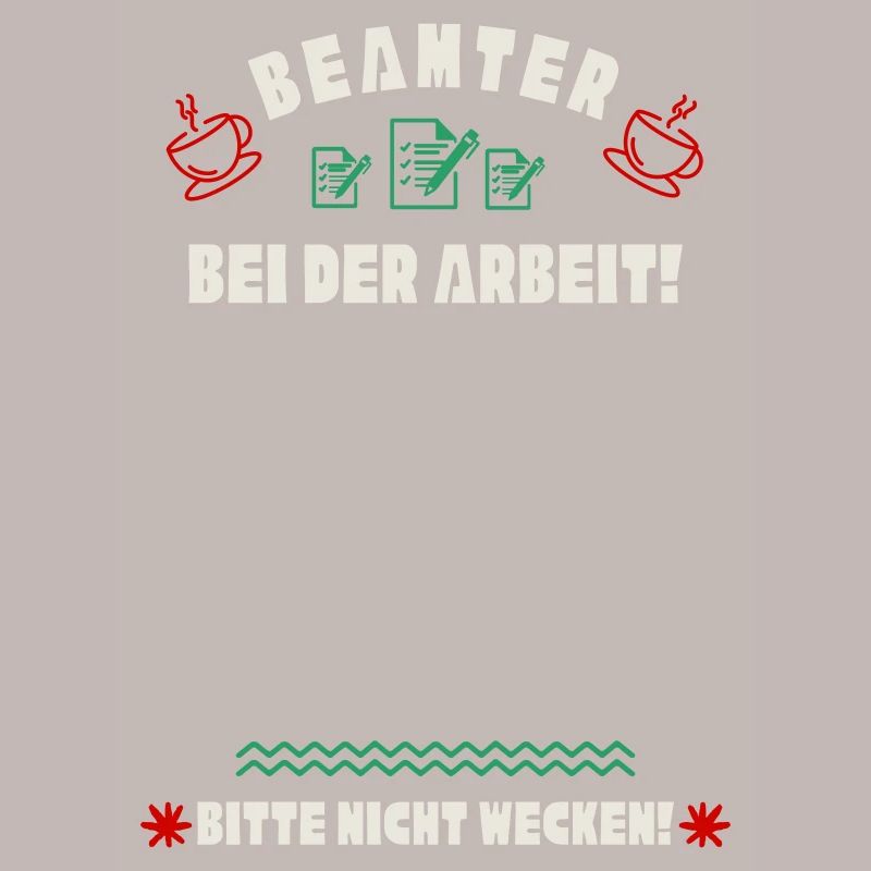 Schlafender Beamter