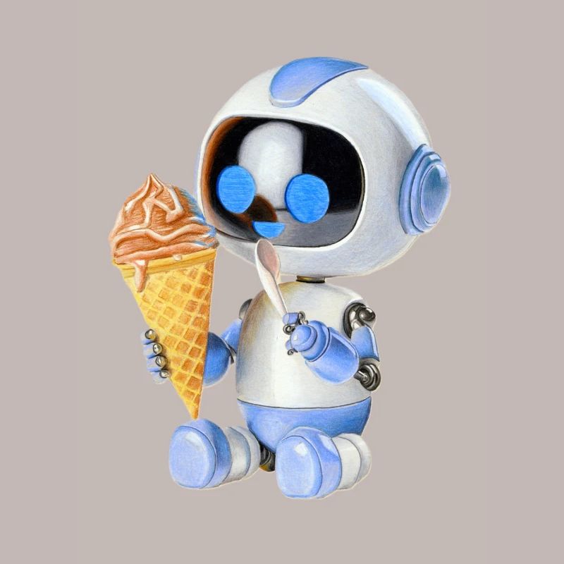 Roboter Eis