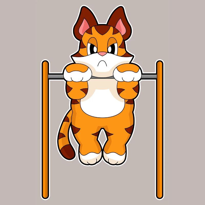 Tiger Bodybuilder Pull-ups Bodybuilding