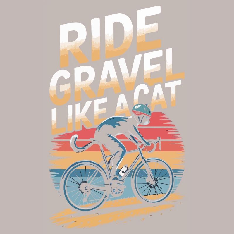 Roulez sur le gravier comme un vélo de chat