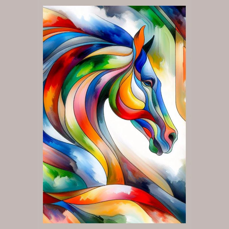 Cheval abstrait