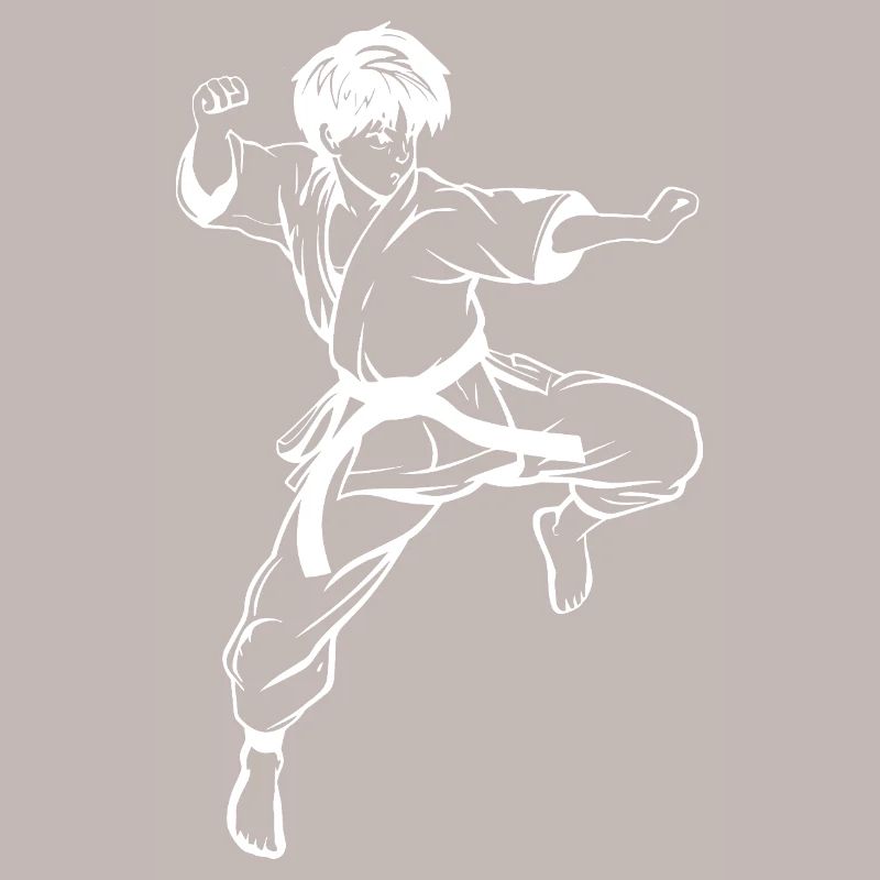 Karate Boy Sketch
