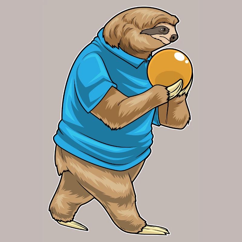Faultier Bowling Bowlingkugel