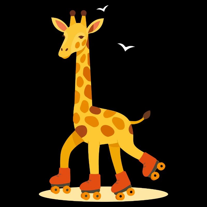 Rollende Giraffe – Spaß auf vier Rädern