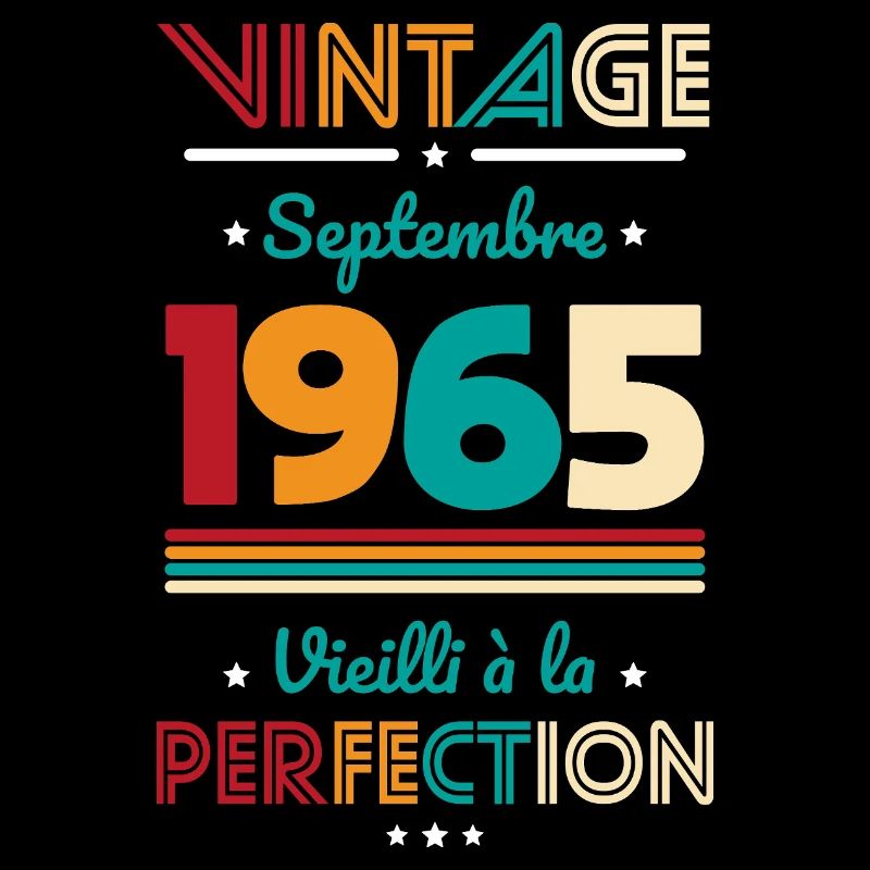 Anniversaire 60 ans - Vintage - Septembre 1965