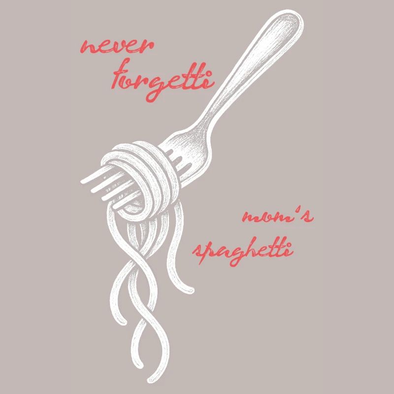 Never Forgetti Spaghetti Fork Drawing