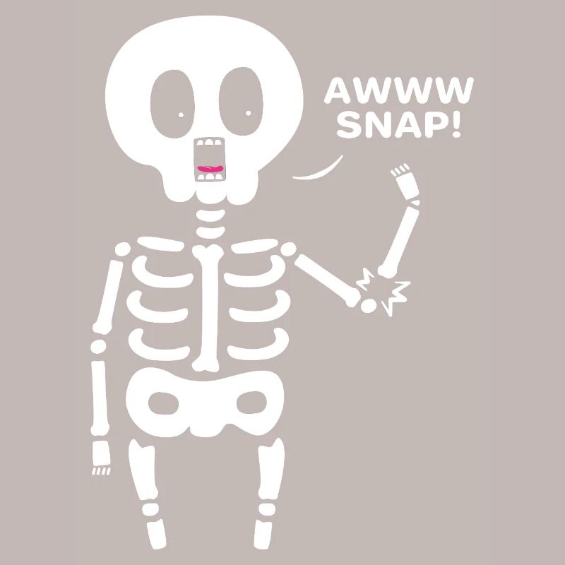 Knochenbruch Halloween Skelett Knochen Armbruch