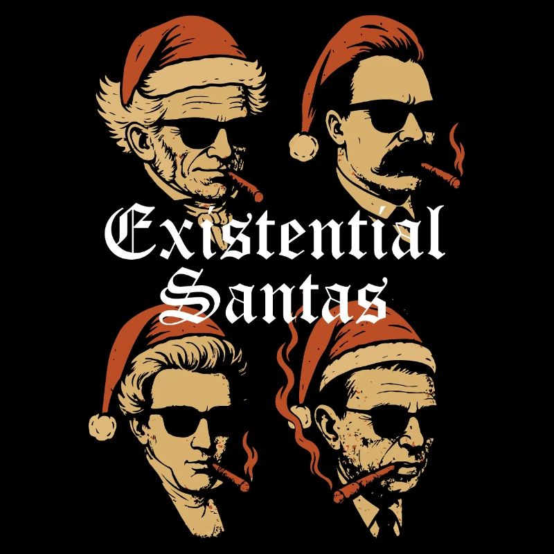 Existential Santas in Sunglasses