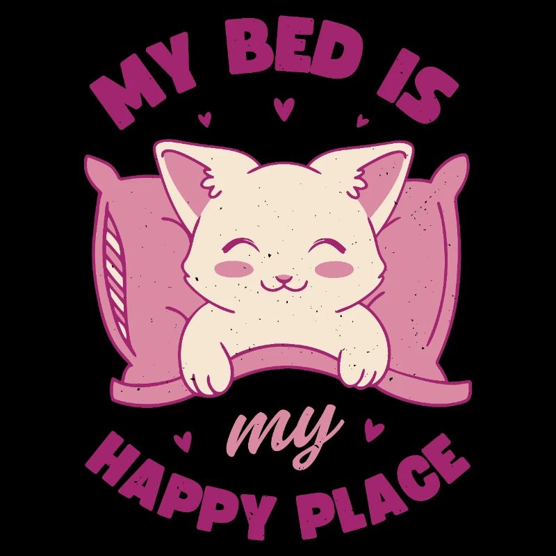 Mon lit est mon endroit heureux