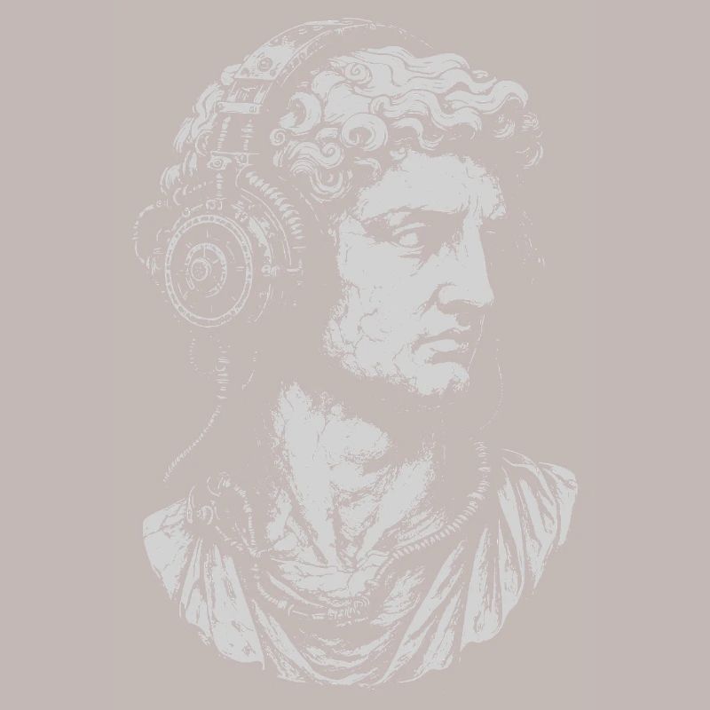 Bust classique avec casque steampunk