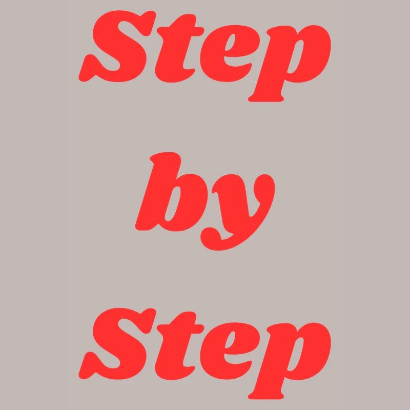 Step by step typography