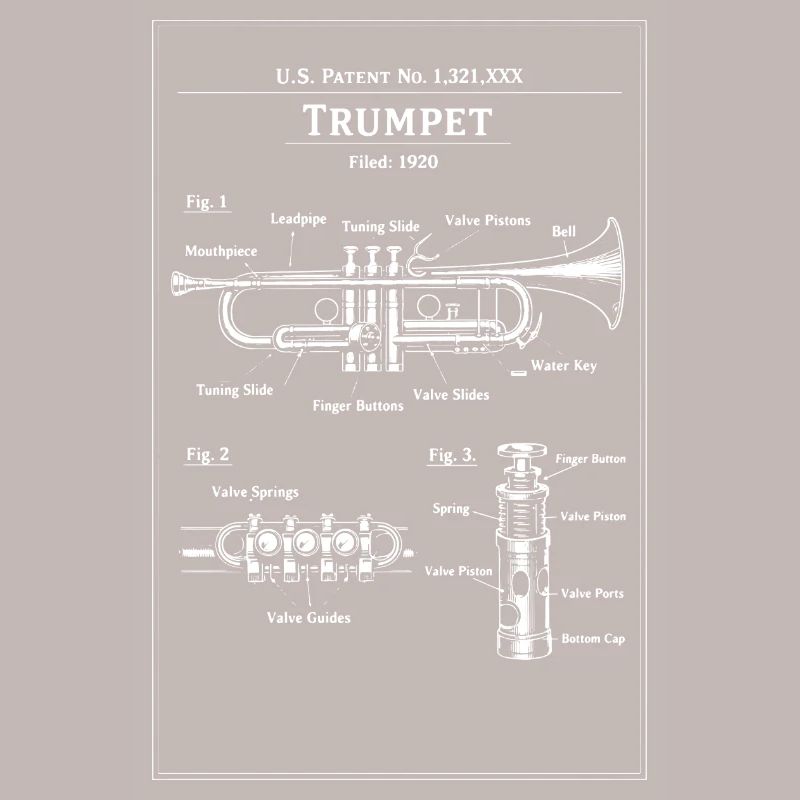 Trompetenpatent-Bauplan