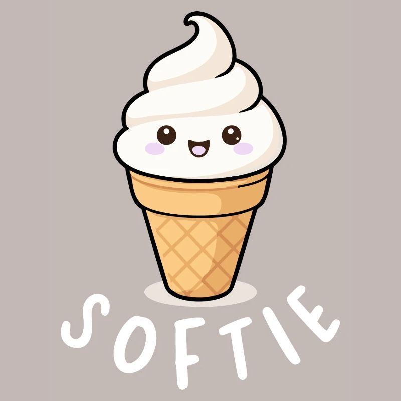 Softie Softeis Liebe Minimal Statement
