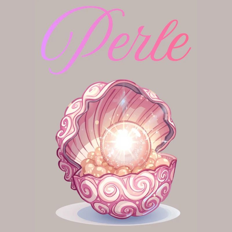 Pearl in the Rose Shell
