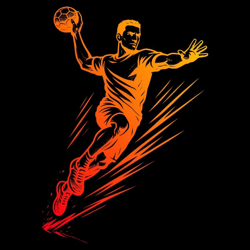 In a nutshell, men's handball