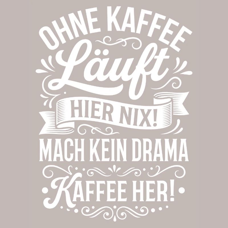 Nothing works here without coffee!