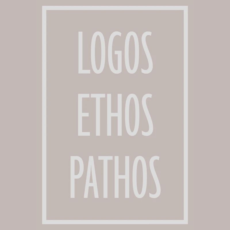 Logos Ethos Pathos Rhetoric Philosophy Student
