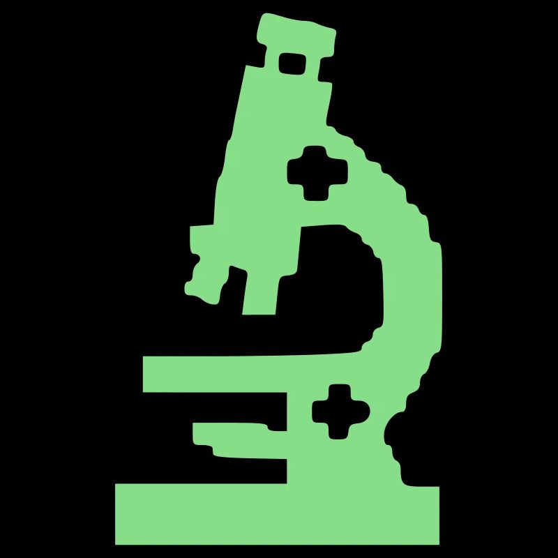 Icône du laboratoire de pixels de microscope