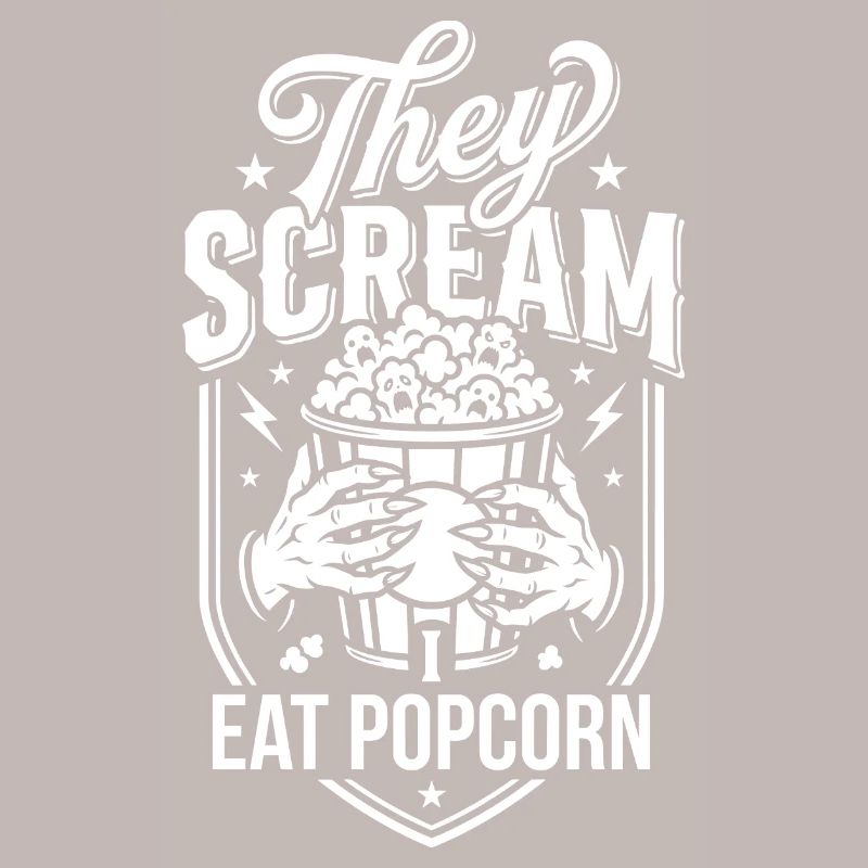 Cris et plaisir de pop-corn