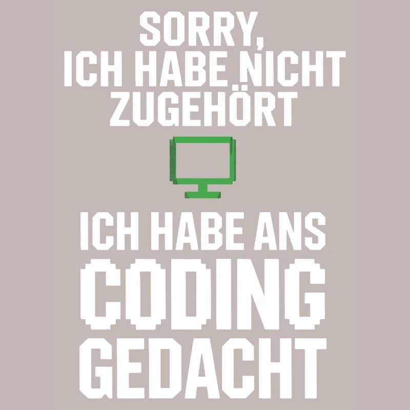 Désolé, j’ai pensé à coder