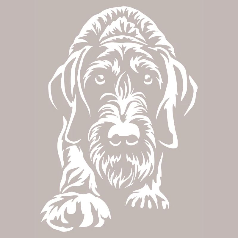 German Wirehaired Whisker "Black Edition"