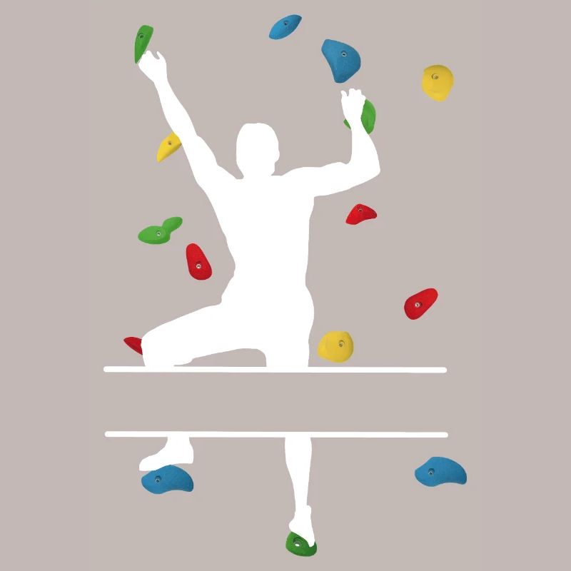 Climbing Wall Man White – Custom Climber