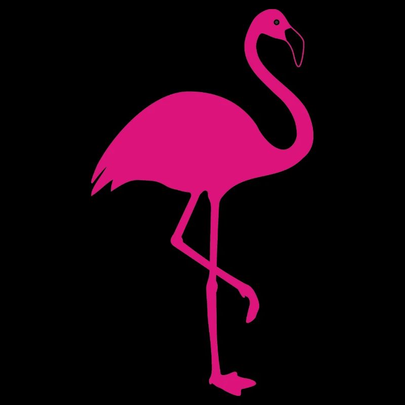 Flamingo pink summer sun beach