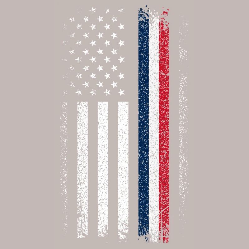 Drapeau en difficulté : Ligne bleue-rouge