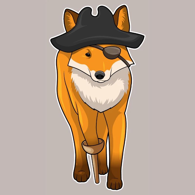 Fox Pirate Eye Patch