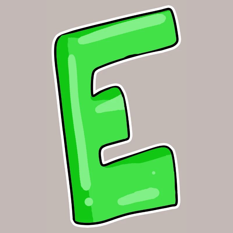 Lettre E Point de départ