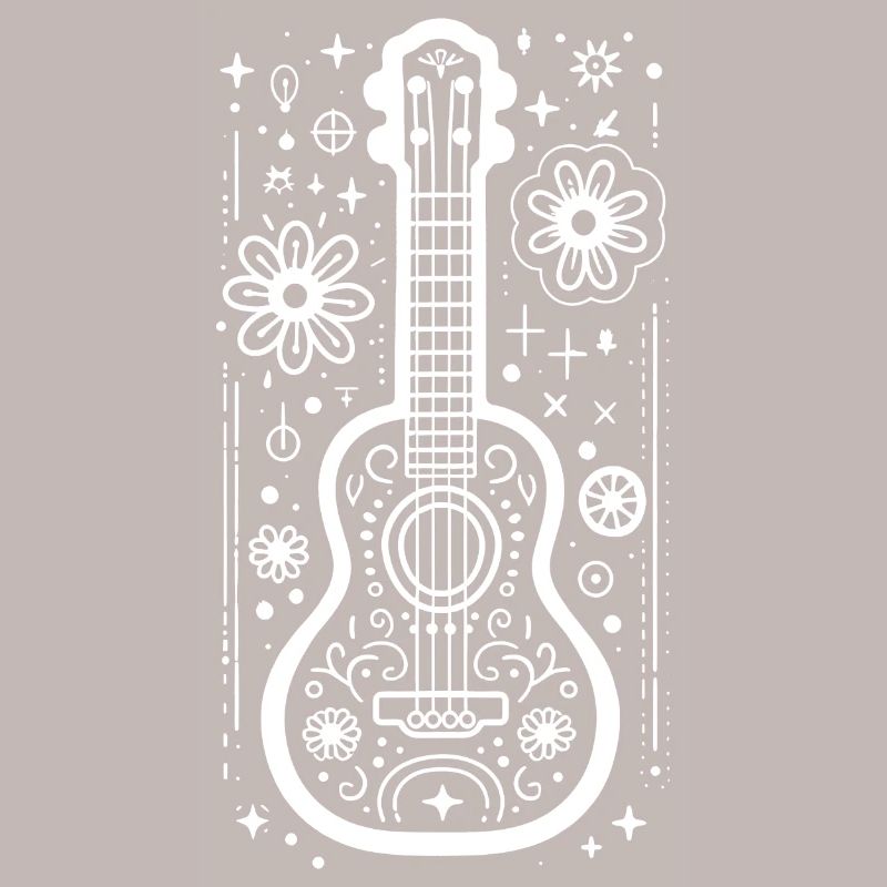 Ukulele Drawing